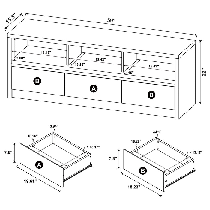 Rutland TV Stands - California Furniture (Coachella, CA)