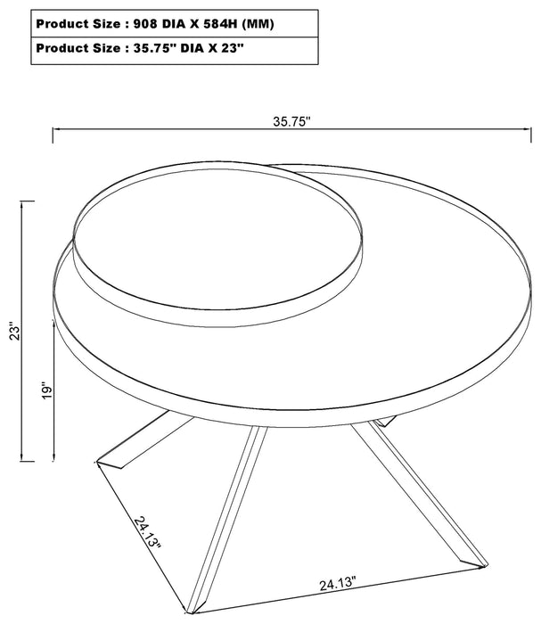 Briggs Coffee Tables - California Furniture (Coachella, CA)