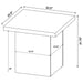Max End & Side Tables - California Furniture (Coachella, CA)