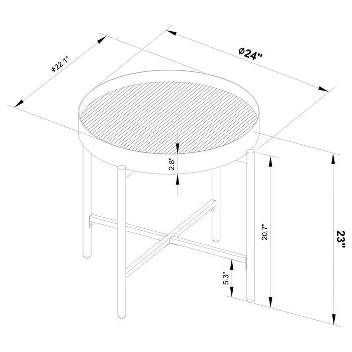 Ozella Coffee Table Sets - California Furniture (Coachella, CA)