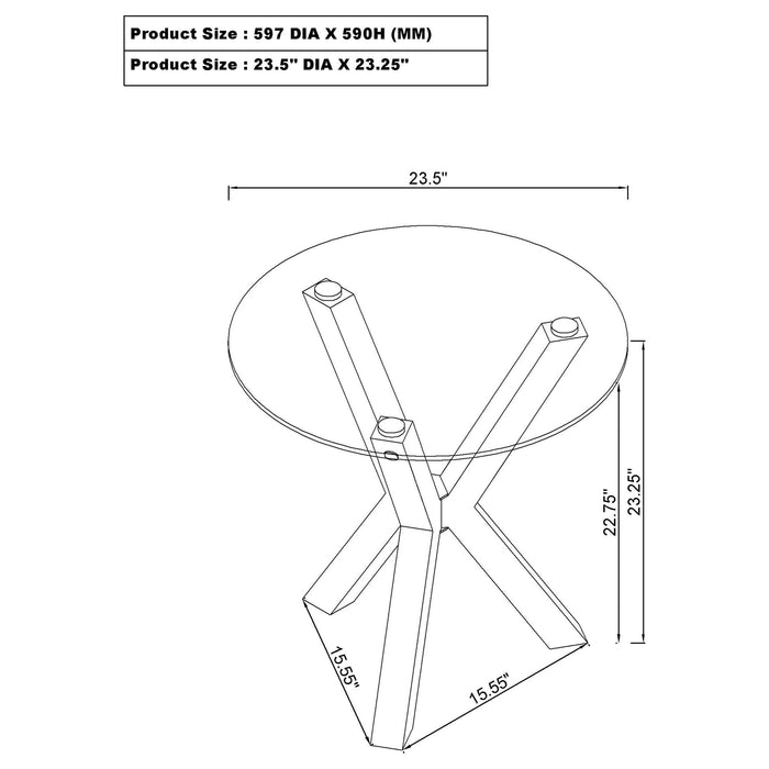 Kenzie End & Side Tables - California Furniture (Coachella, CA)