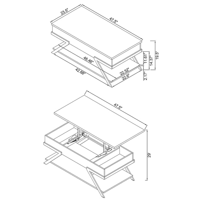 Marcia Coffee Table Sets - California Furniture (Coachella, CA)