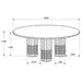 Astoria Coffee Table Sets - California Furniture (Coachella, CA)