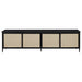 Amherst 4-door 78-inch Metal TV Stand Media Console Black - California Furniture (Coachella, CA)