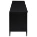 Amherst 4-door 78-inch Metal TV Stand Media Console Black - California Furniture (Coachella, CA)