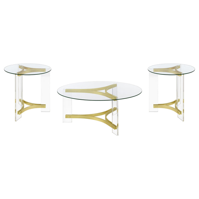 Janessa Coffee Table Sets - California Furniture (Coachella, CA)