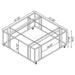 Adri Coffee Tables - California Furniture (Coachella, CA)