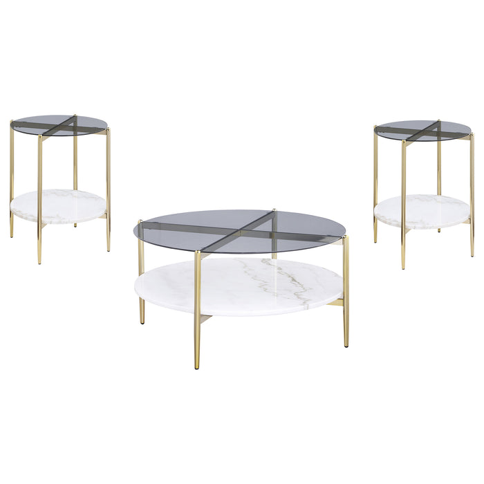 Jonelle Coffee Table Sets - California Furniture (Coachella, CA)