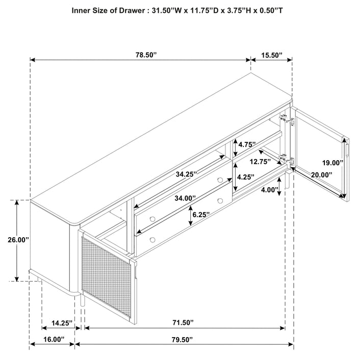 Arini TV Stand - California Furniture (Coachella, CA)
