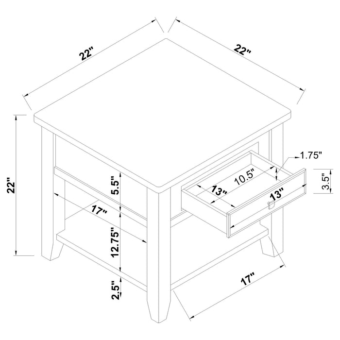 Bradford Coffee Table Sets - California Furniture (Coachella, CA)