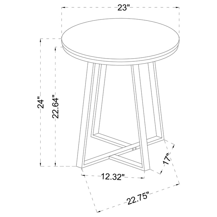 Hugo End Table - California Furniture (Coachella, CA)