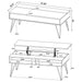 Fanning Coffee Table Sets - California Furniture (Coachella, CA)