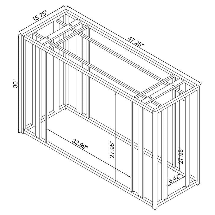 Adri Console Table - California Furniture (Coachella, CA)