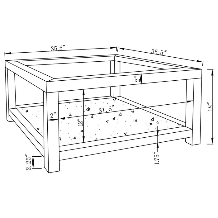Valentina Coffee Table Sets - California Furniture (Coachella, CA)