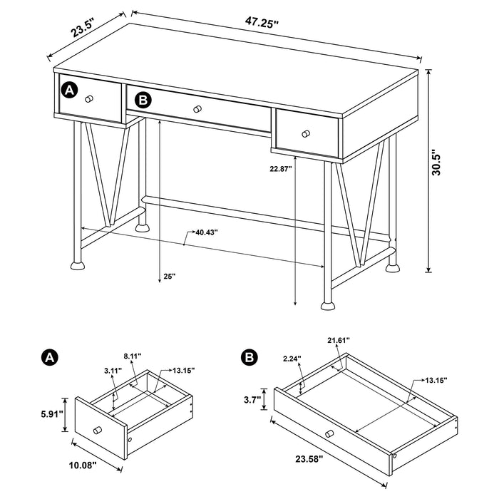 Analiese Desk Sets - California Furniture (Coachella, CA)