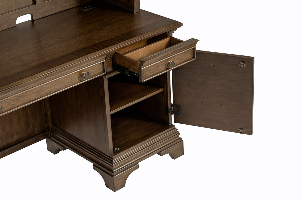 Hartshill Credenza Desk with Hutch - California Furniture (Coachella, CA)