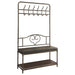 Kiefer Coat Rack with 12 Hooks Black - California Furniture (Coachella, CA)