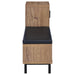 Teller 1-door Entryway Shoe Storage Cabinet Natural Oak - California Furniture (Coachella, CA)