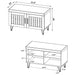 Brixton Storage Benches - California Furniture (Coachella, CA)