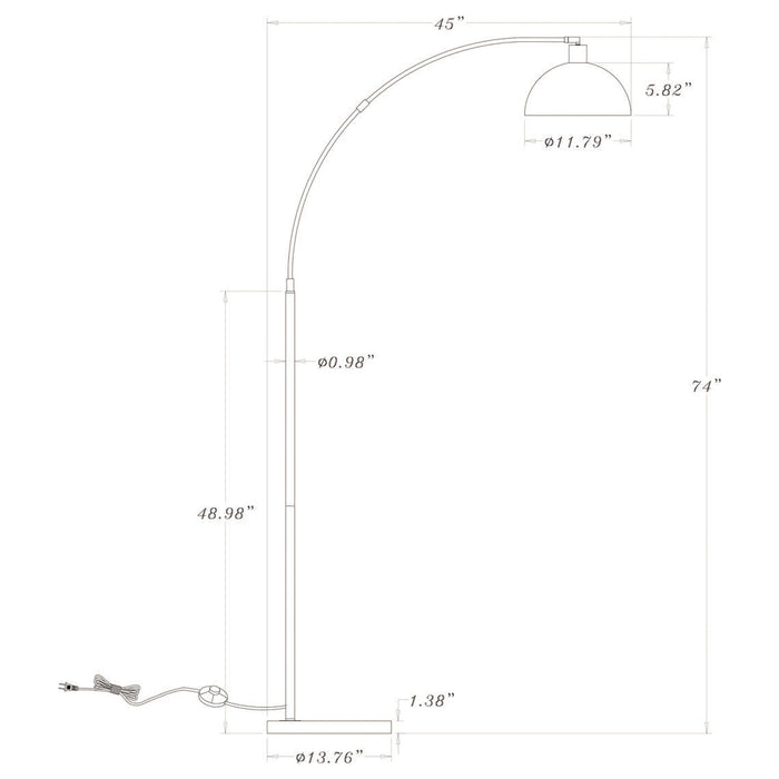 Gloria Floor Lamp - California Furniture (Coachella, CA)