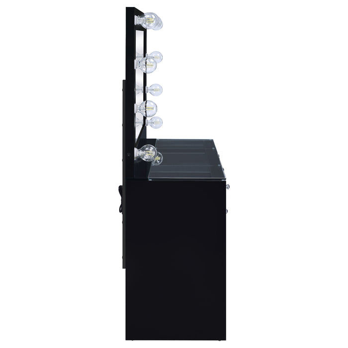 Acena Makeup Vanity Table with LED Mirror - California Furniture (Coachella, CA)
