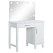Elijah Makeup Vanity Table with LED Mirror and Stool - California Furniture (Coachella, CA)
