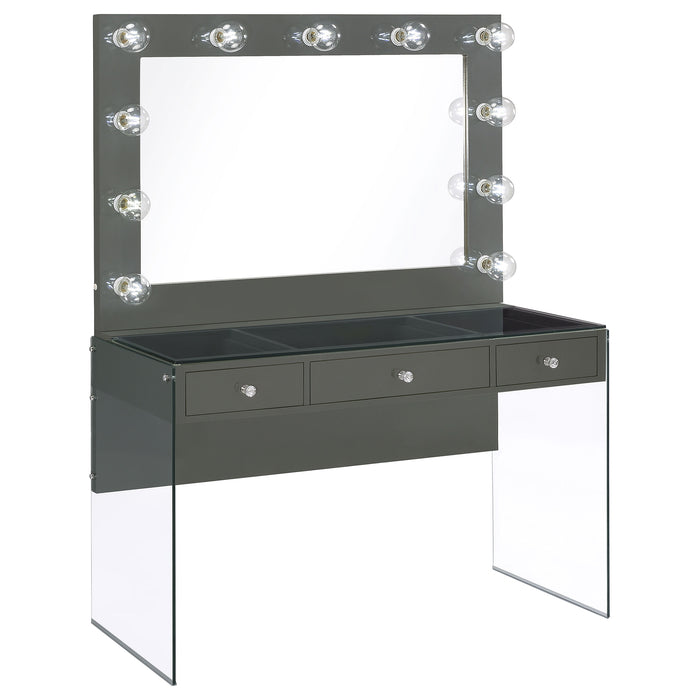 Afshan Makeup Vanity Table with LED Mirror - California Furniture (Coachella, CA)