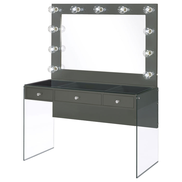 Afshan Makeup Vanity Table with LED Mirror - California Furniture (Coachella, CA)