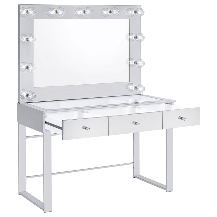 Umbridge Makeup Vanity Table with LED Mirror - California Furniture (Coachella, CA)