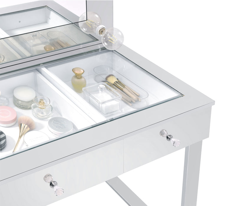 Umbridge Makeup Vanity Table with LED Mirror - California Furniture (Coachella, CA)