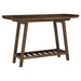 Ornelas 46-inch Console Table with Slatted Shelf Mango Brown - California Furniture (Coachella, CA)
