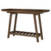 Ornelas 46-inch Console Table with Slatted Shelf Mango Brown - California Furniture (Coachella, CA)