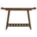 Ornelas 46-inch Console Table with Slatted Shelf Mango Brown - California Furniture (Coachella, CA)
