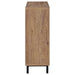 Teller 2-door Shoe Storage Cabinet Natural Oak - California Furniture (Coachella, CA)
