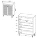 Brixton Shoe Cabinets - California Furniture (Coachella, CA)