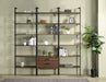Owens 3-piece 96-inch Wall Mounted Bookshelf Set Walnut - California Furniture (Coachella, CA)