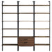 Owens 3-piece 96-inch Wall Mounted Bookshelf Set Walnut - California Furniture (Coachella, CA)