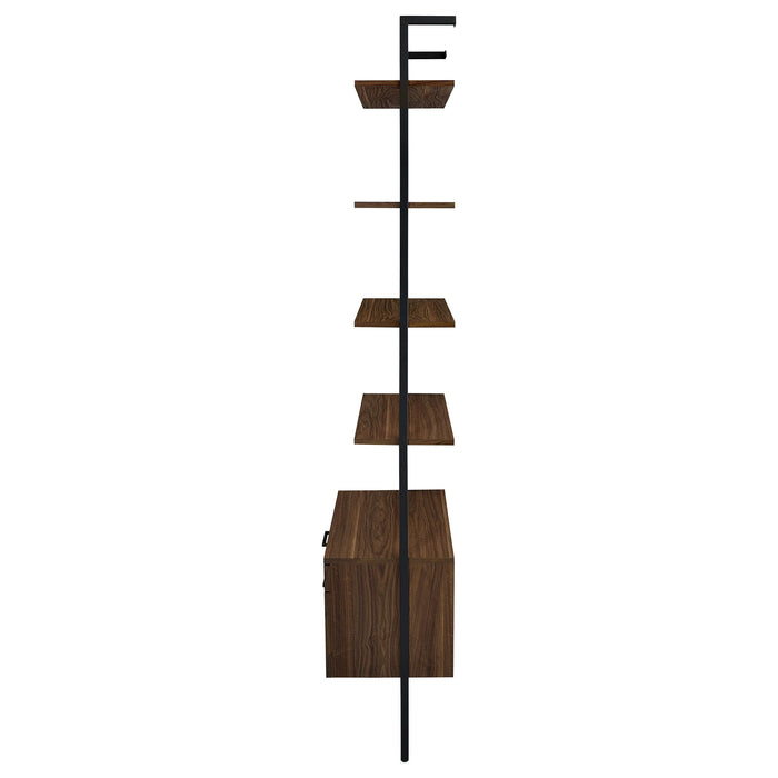 Owens 3-piece 96-inch Wall Mounted Bookshelf Set Walnut - California Furniture (Coachella, CA)
