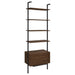 Owens 3-piece 96-inch Wall Mounted Bookshelf Set Walnut - California Furniture (Coachella, CA)