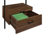 Owens 3-piece 96-inch Wall Mounted Bookshelf Set Walnut - California Furniture (Coachella, CA)