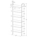 Owens 3-piece 96-inch Wall Mounted Bookshelf Set Walnut - California Furniture (Coachella, CA)