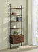 Owens 96-inch 4-shelf Storage Wall Bookshelf Walnut - California Furniture (Coachella, CA)