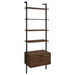 Owens 96-inch 4-shelf Storage Wall Bookshelf Walnut - California Furniture (Coachella, CA)