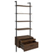 Owens 96-inch 4-shelf Storage Wall Bookshelf Walnut - California Furniture (Coachella, CA)