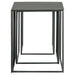 Imez 3-piece Rectangular Metal Nesting Table Grey - California Furniture (Coachella, CA)