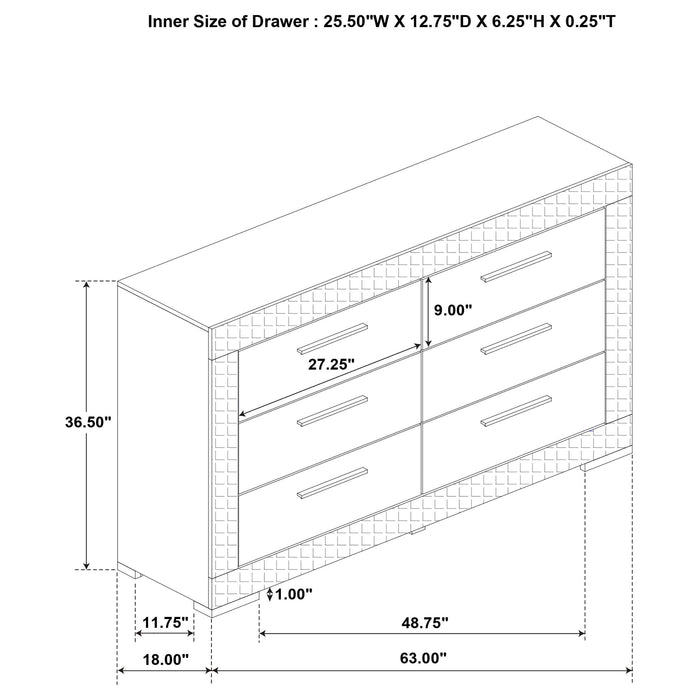 Ives Dressers - California Furniture (Coachella, CA)