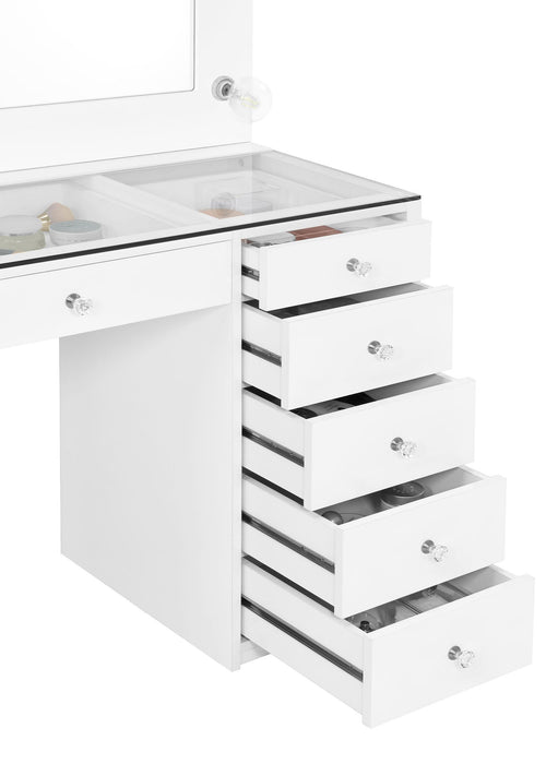 Acena Vanity Table and Mirror - California Furniture (Coachella, CA)