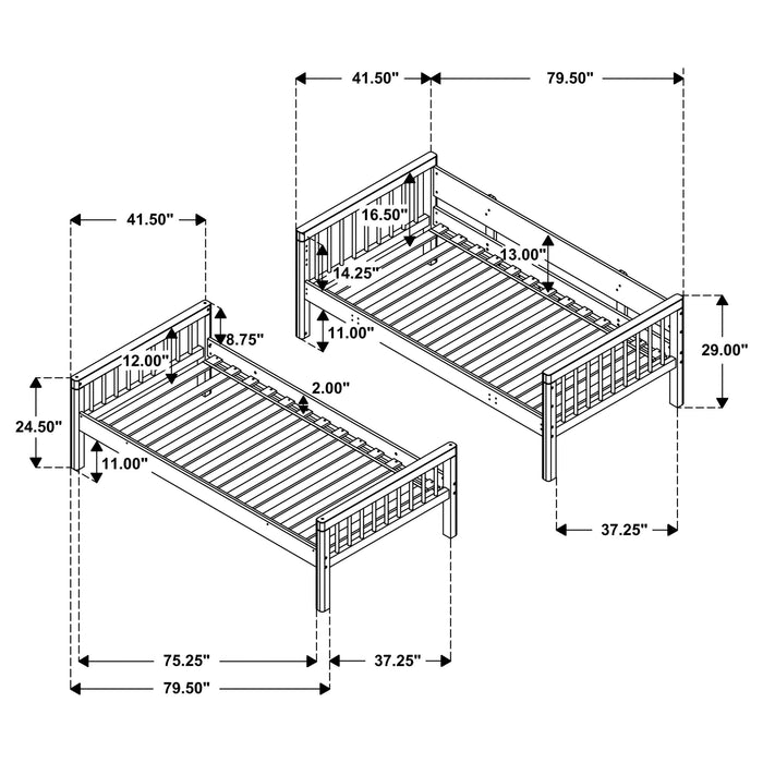 Dakota Bunk Beds - California Furniture (Coachella, CA)