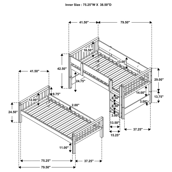 Dakota Bunk Beds - California Furniture (Coachella, CA)