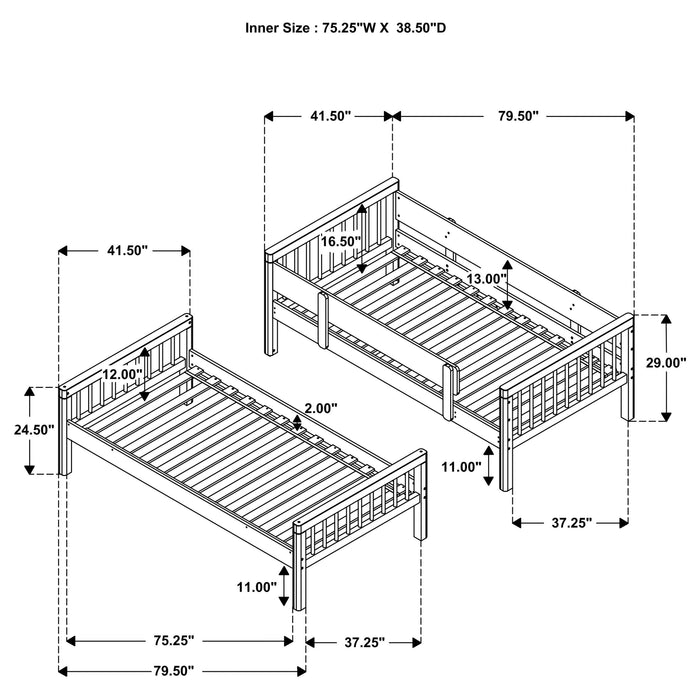 Dakota Bunk Beds - California Furniture (Coachella, CA)